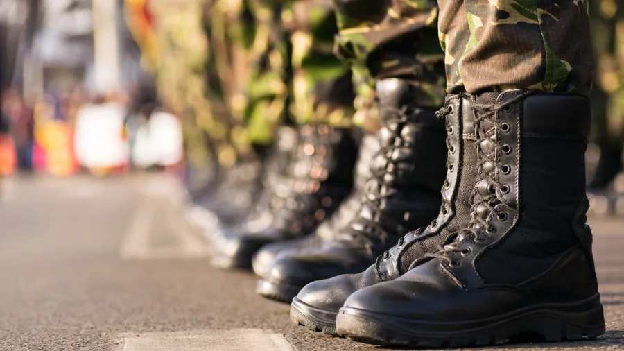 Rekruten im Militär